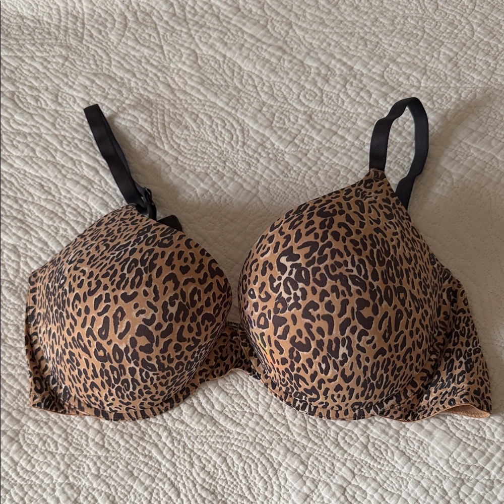 Leopard Print Women's Bra